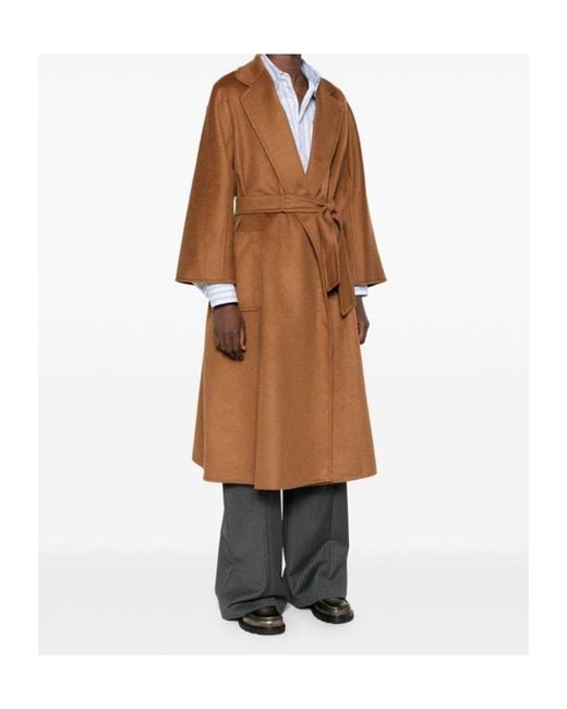 Max Mara Brown Long-Sleeved Coat