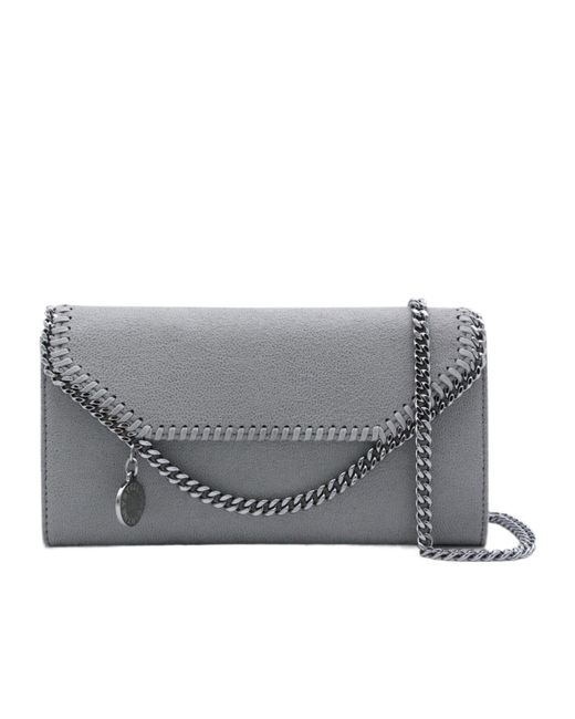 Stella McCartney Gray Falabella Chained Crossbody Bag