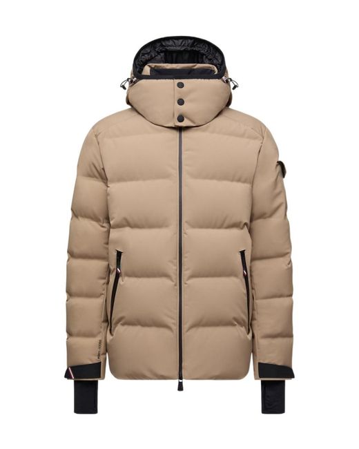 Moncler Natural Grenoble Montgetech Hooded Down Ski Jacket for men