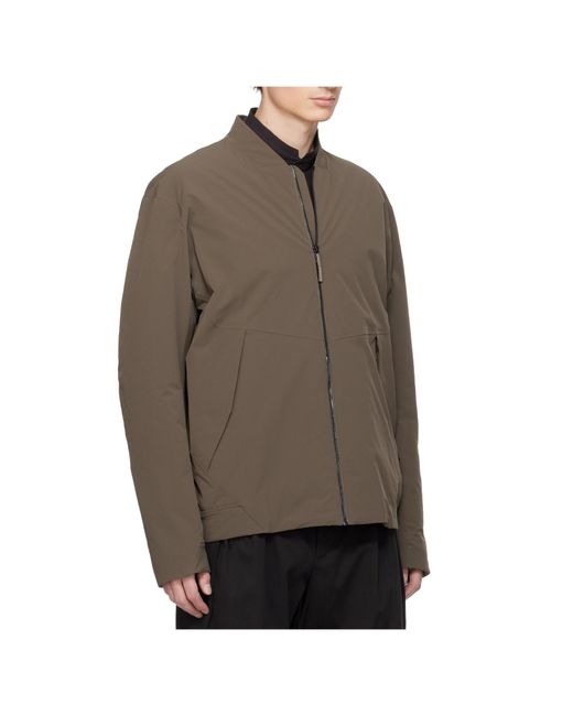 Veilance Brown Diode-Filled Bomber Jacket for men