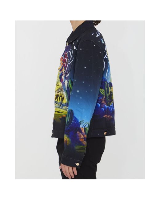 Casablanca Blue Cowboy De L'Espace Denim Jacket for men
