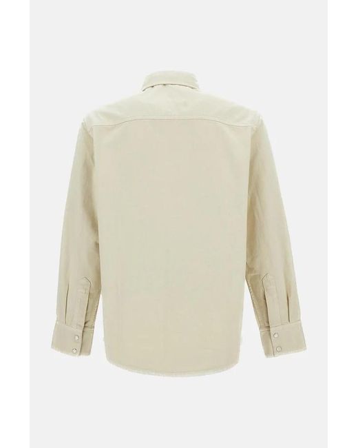 A.P.C. White Buttoned Shirt for men