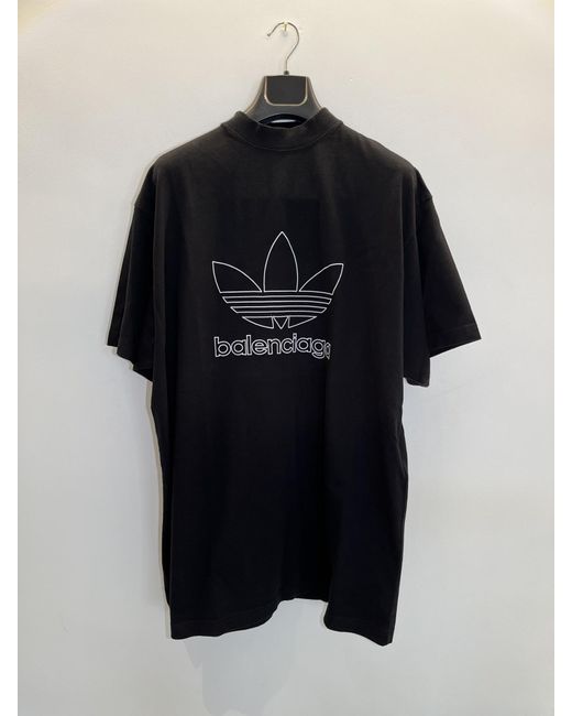 Balenciaga Black T-Shirt Adidas Oversize for men