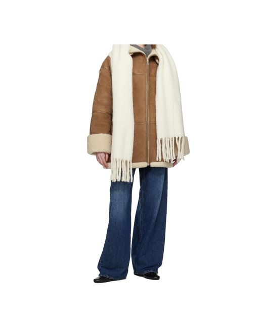 Totême Natural Shearling Boots