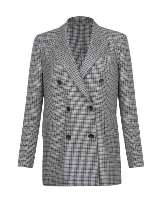 Tagliatore Gray Long-Sleeved Suit Jacket