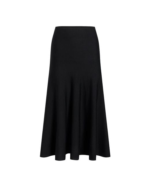 Khaite Black Mayu Skirt