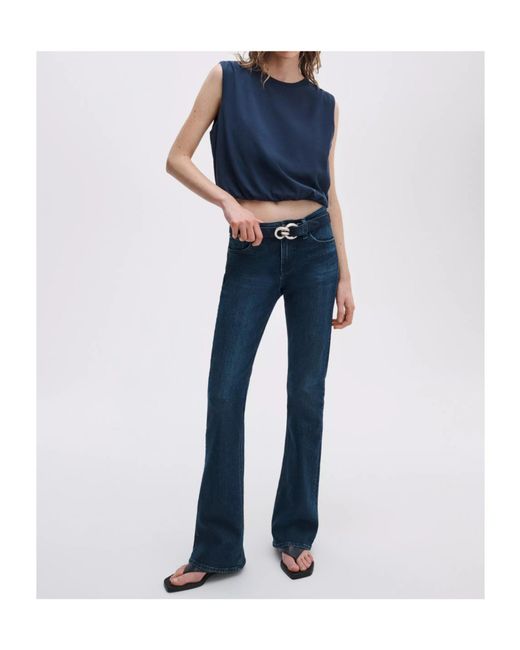 Rag & Bone Blue Belt Loop Jeans