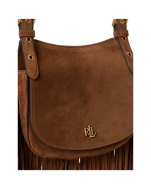 Ralph Lauren Brown Solid Color Crossbody Bag