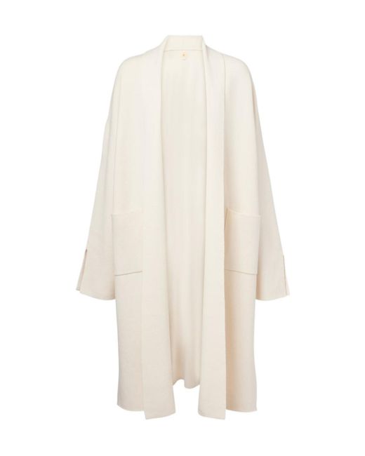 Jardin Des Orangers White Wool And Cashmere Cardigan