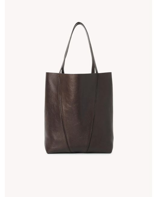 Chloé Black Chloé Spin Charm Detailed Tote Bag