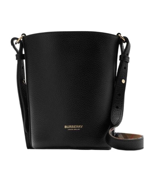 Burberry Black Small Bucket Bag