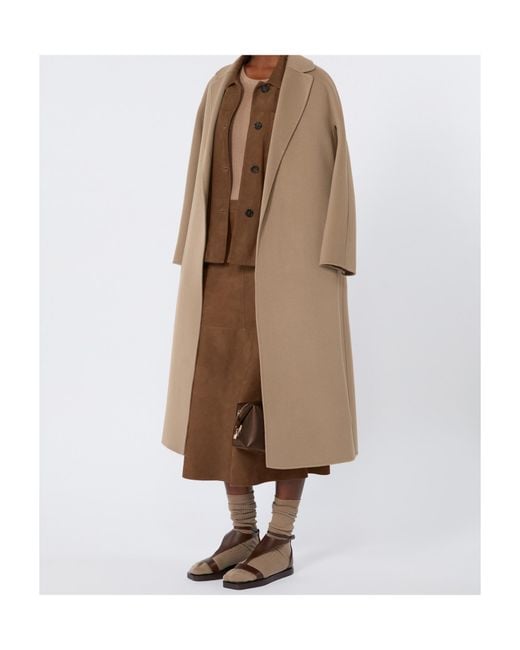 Max Mara Natural Belted Coats