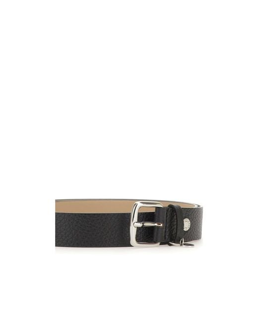 Gianni Chiarini White Textured Buckle Belt