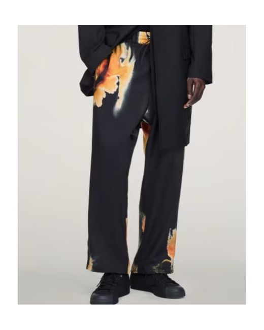 Y-3 Blue Aop Sport Uniform Track Pants for men