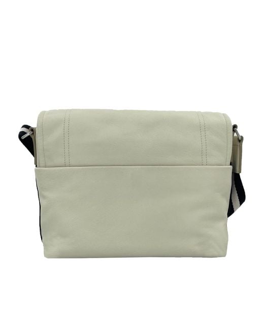 Bally Green Logo Flip Shoulder Bag for men