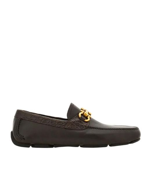 Ferragamo Black Penny Driver for men