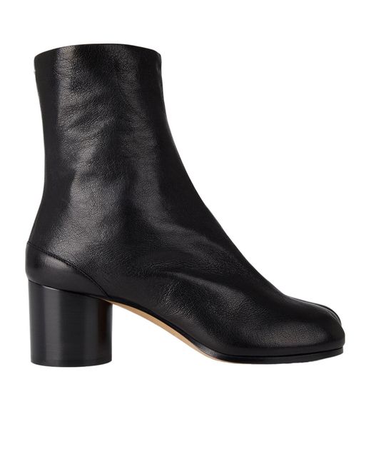 Maison Margiela Black Tabi Ankle Boots 60Mm