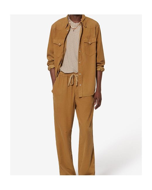 Isabel Marant Brown Vasco Shirt for men