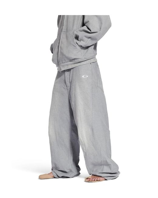 Balenciaga Gray Trompe L'Oeil Sweatpants for men
