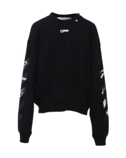 Off-White c/o Virgil Abloh Black Caravaggio Arrows Sweatshirt for men