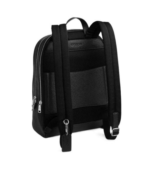 COACH Black Wade Backpack for men