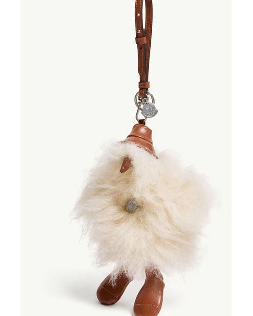 Moncler Natural Fluffy Duck Bag Charm