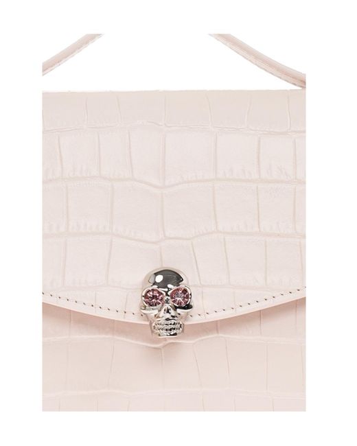 McQueen Natural Flap Shoulder Bag