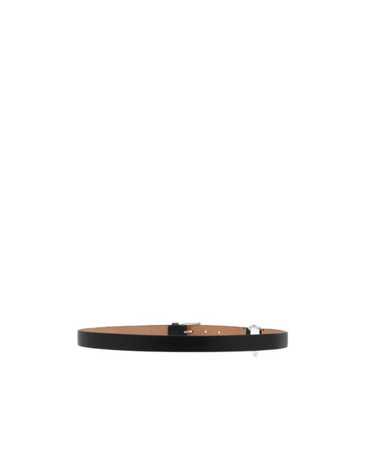 McQueen White Skull Ring Belt for men