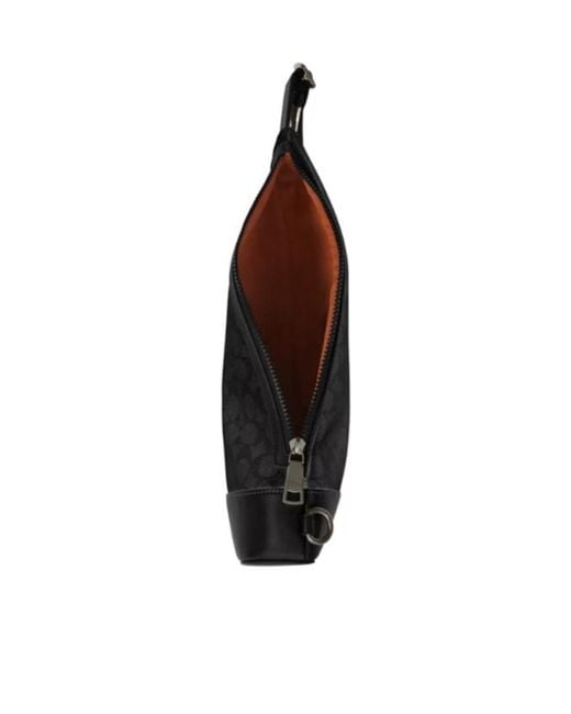 COACH Black Dominic Sling Pack for men