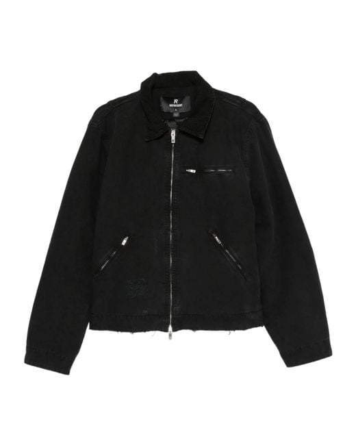 Represent Black Long-Sleeve Casual Jacket for men