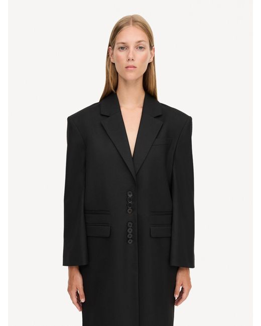 By Malene Birger Black Single-Breasted Blazer
