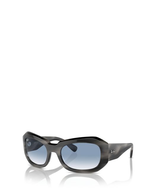 Ray-Ban Gray Beate Square-Frame Sunglasses for men
