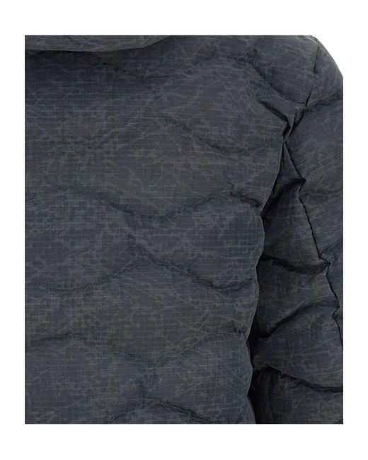 Blauer Usa Gray Blauer Wax Wave Down Jacket for men