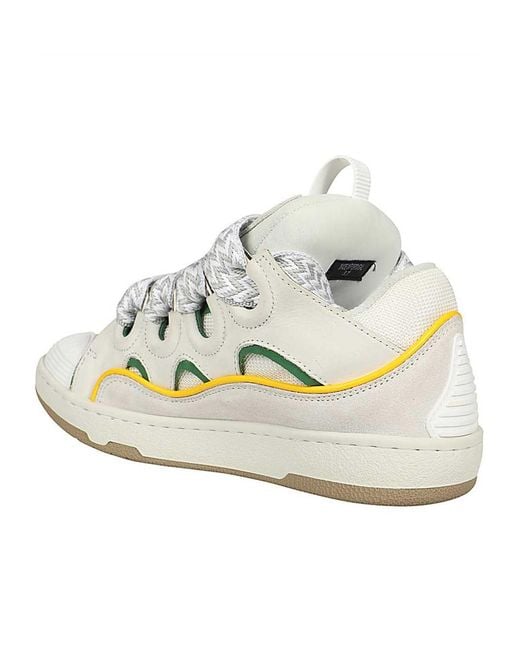 Lanvin White Laced Sneakers