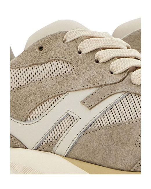 Hogan Multicolor H Logo Patch Panelled Sneakers for men