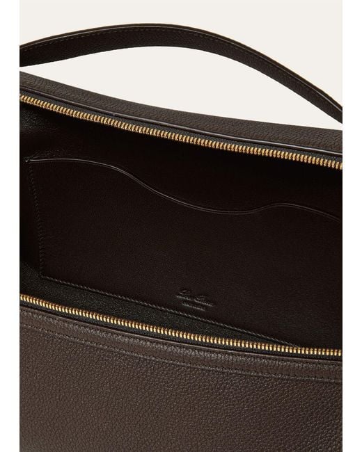 Loro Piana Brown Extra Softy Bag L33