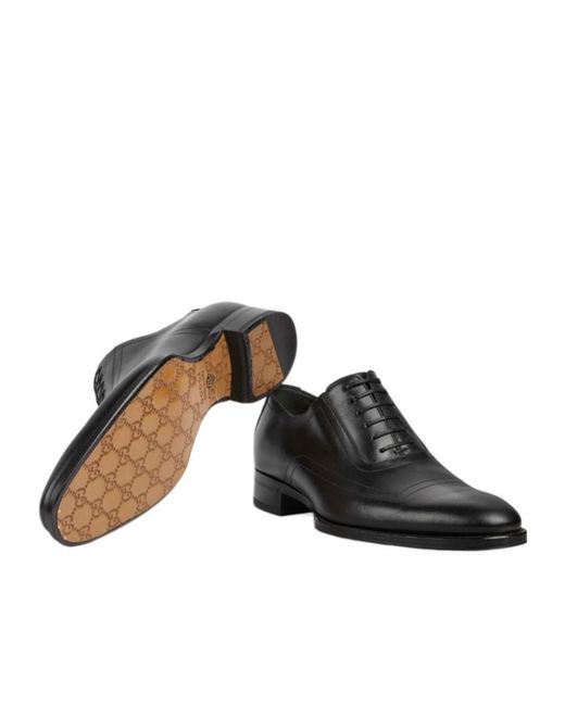 Gucci Black Lace-Up Shoes for men