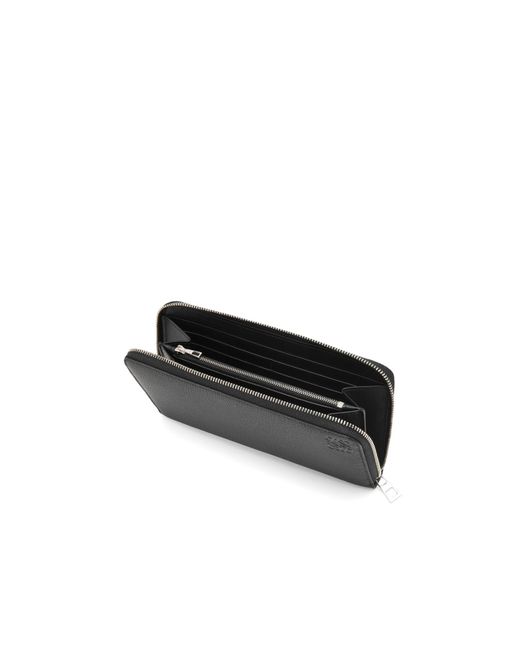 Loewe Black Anagram Zip-Around Wallet for men