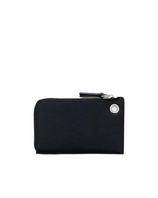 Marc Jacobs Black The Top Zip Charm Wallet