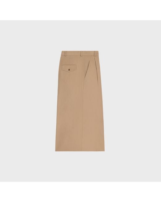 Céline Natural Montauk Cropped Trousers