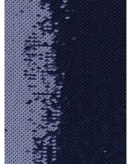 Tom Ford Blue Sequin Midi Ski