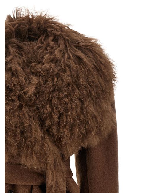 GIUSEPPE DI MORABITO Brown Short Coat