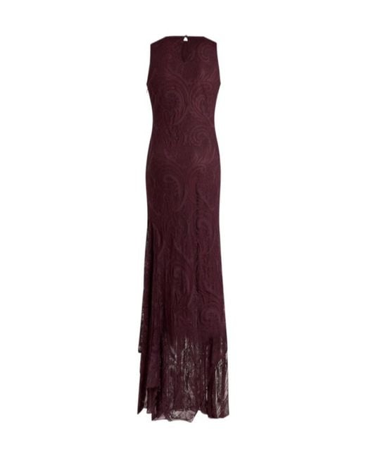 Etro Purple Long Dress