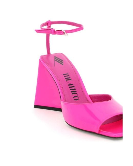 The Attico Pink The Piper Square Toe Sandals