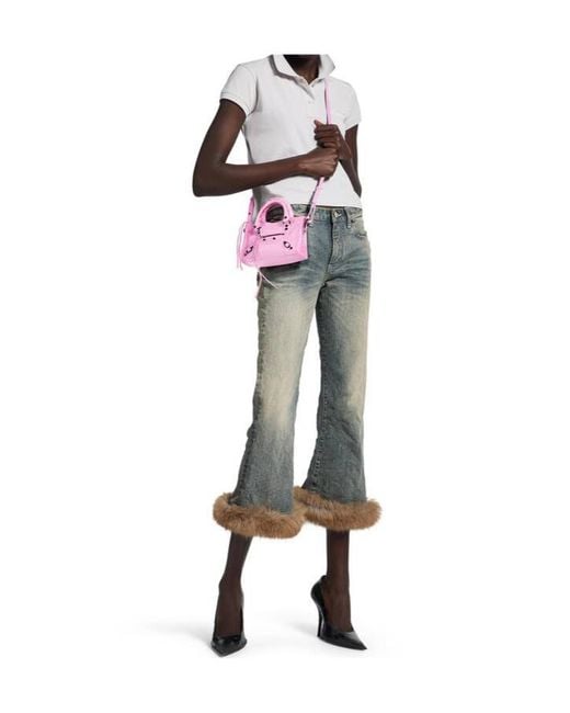 Balenciaga Pink Le City Bag Nano