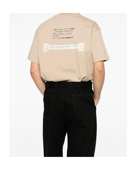 Givenchy Natural Logo-Print T-Shirt for men