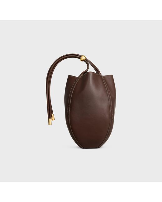 Céline Brown Small Drop Bucket