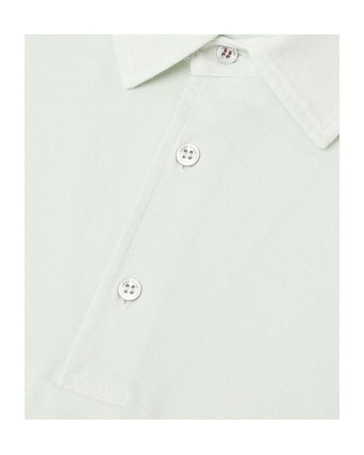 Loro Piana White Brenna Polo Shirt for men