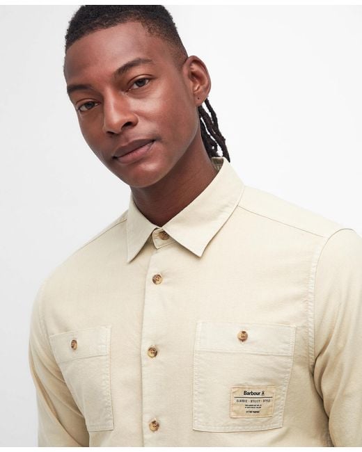 Barbour Natural Long-Sleeved Shirt for men