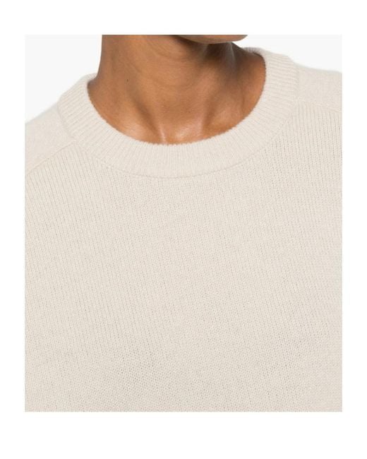 Soft Goat White Raglan-Sleeve Sweater